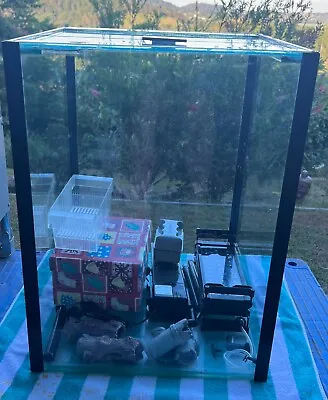 $175 • Buy Fish Tank And Accessories - 110 Litre Square Base