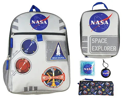 NASA Space Explorer 16  Kids Backpack 5 PC Set • $38.95