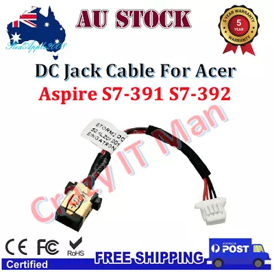 DC Power Jack Socket Cable For Acer Aspire S7 S7-391 S7-392 S7-393 Series MS2364 • $10.95