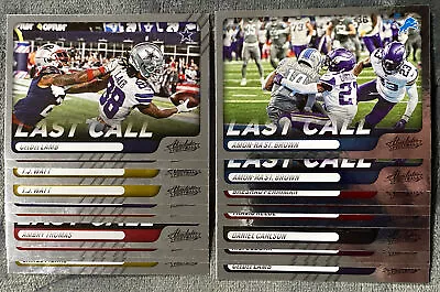 LAST CALL 2022 Panini Absolute NFL Football Insert Cards You Pick/Choose! • $0.99