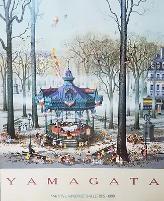 Hiro Yamagata Martin Lawrence Galleries 1988 Original Art Exhibition Rare Poster • $299