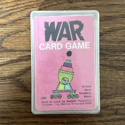 Vintage 1975 WAR Card Game Whitman Western Publishing 2-4 Players NICE COMPLETE • $13.99