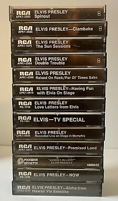 Elvis Presley Lot Of 13 Cassettes • $125