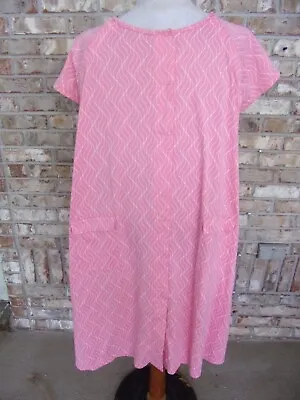 Sz Xl/xxl Kindered Bravley S/s Pink Cotton Nursing Gown Baby Breast Feeding • $16.99