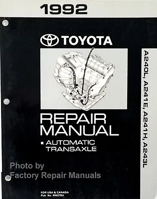 1992 Toyota Celica Corolla MR2 Automatic Transmission Repair Overhaul Manual • $67.96