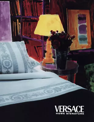 1998 Versace: Home Signature Bedding Vintage Print Ad • $7.50