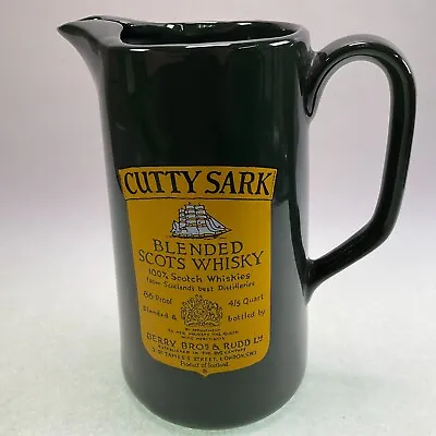 Cutty Sark Scotch Whisky Pitcher Bar Jug Vintage Ship Wade England • $19.99