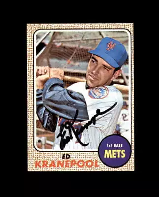 Ed Kranepool Signed 1968 Topps New York Mets Autograph • $14