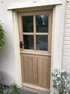 Exterior Double Glazed Front Door Solid Oak Stable Door 30” X 78” Cottage • £1285