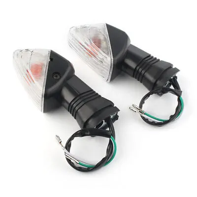 Turn Signal Lights Indicator For Kawasaki Ninja ZX-6R ZX-10R Z750 Z1000 Clear • £13.86