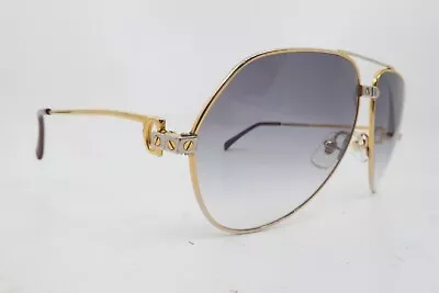 $19.52 • Buy Vintage Gold Plated Cartier Paris Eyeglasses Frames Vendome Santos 59-14 140