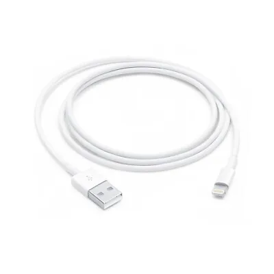 $28.99 • Buy 1m Genuine Authentic Cable Charger White Apple IPhone IPad Cord USB-A Lightning