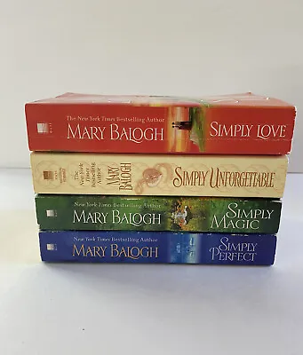 MARY BALOGH Complete Set Lot 4 SIMPLY Quartet Series Historical Romance • $19.99