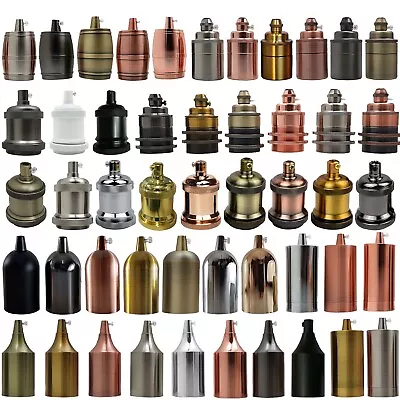 £5.89 • Buy Vintage Industrial Lamp Light Bulb Holder Retro Edison E27 Fitting