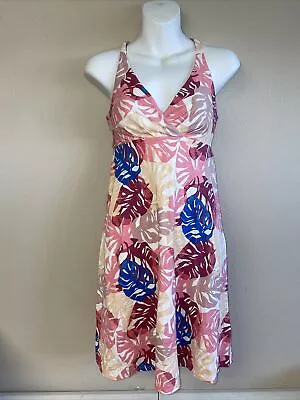 Women’s Pink Floral Patagonia Amber Dawn Dress Size M NWOT • $14.99