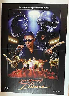 Daft Punk Lose Yourself To Dance RAM Poster 22.5 X 16.5 Columbia Records • £38.52