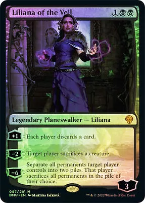 MTG FOIL Liliana Of The Veil  - Dominaria United • $16.69