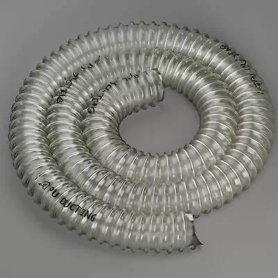 £18.15 • Buy PU  Ducting Hose Ventilation Woodworking Fume & Dust Extraction & Free Hos Clips