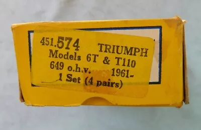 Vintage Nos Triumph Motorcycle 500 650 Pre Unit Engine Terry Valve Springs Set • $24.99