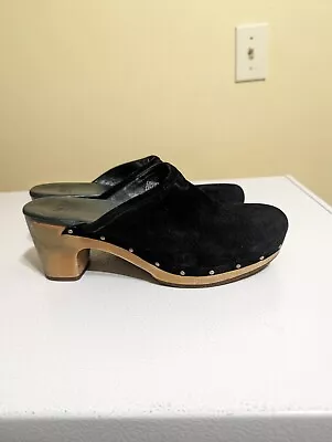 Ugg Abbie Suede Heel Clogs Shoe Size 9 • $19.99