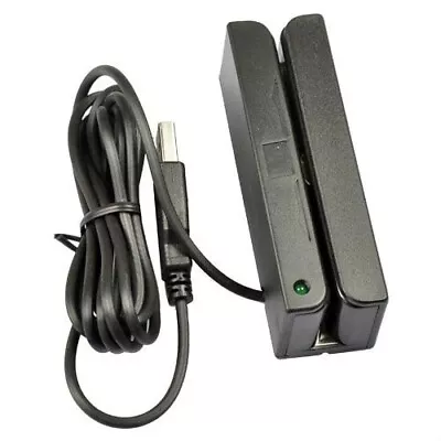 DEFTUN MSR90 USB Magnetic Credit Card Reader Stripe  Magstripe Scanner 3 Tracks • $22.99