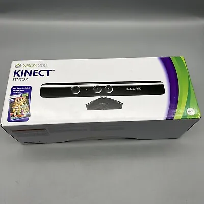 Microsoft Xbox 360 Kinect Motion Sensor Bar Original In Box With Game Open Box • $29.99