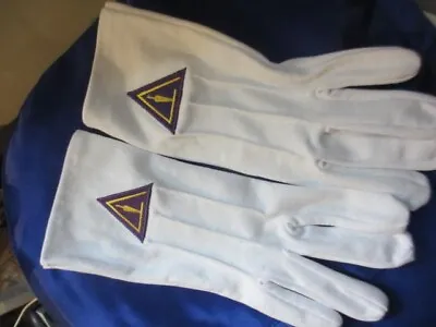 Freemason Masonic Royal And Select Mason Dress Gloves • $8.95