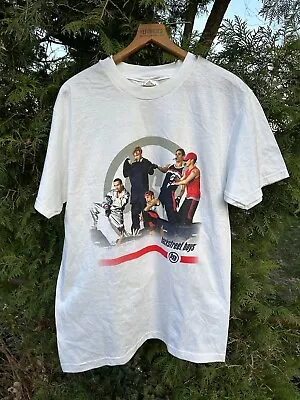 Vintage 90s BACKSTREET BOYS Nsync BSB Minneapolis Concert Tour T Shirt Medium • $19.99