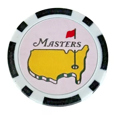 Masters  - Magnetic Clay Poker Chip - Golf Ball Marker • $10.95