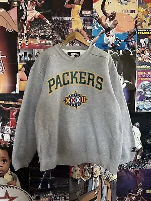 Vintage Starter Green Bay Packers Super Bowl Champions Sweatshirt Mens Sz M • $29.99