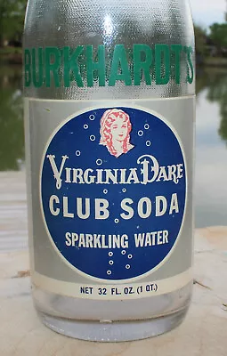 Xxx Rare Original 1958 Virginia Dare Club Soda Beverage 32 Oz Bottle     Mint    • $125