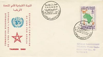 Morocco 35 FDC Tanger 1960 • $3