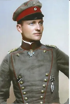 WW I German Photo . Manfred Von Richthofen - Red Baron-. .. • $3.99