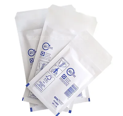 Arofol Genuine White Bubble Padded Envelopes Mailers Bags *all Sizes / Qty's* • £6.59