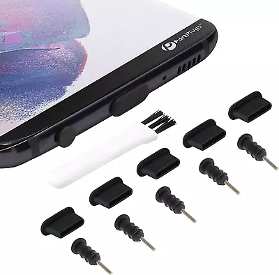 USB-C Dust Plugs (5 Pairs) - Compatible W/Samsung Galaxy Android Macbook & Typ • $11.47