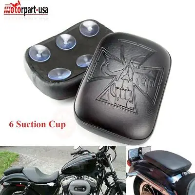 Motorcycle Pillion Pad Fender Seat 6 Suction Cup For Harley XL883 1200 Dyna • $16.87