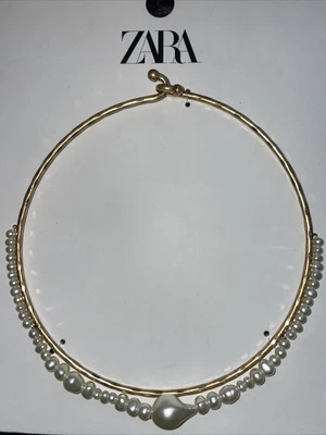 $14.04 • Buy Zara Women’s Jewellery/choker/ Pearls Necklace NEW