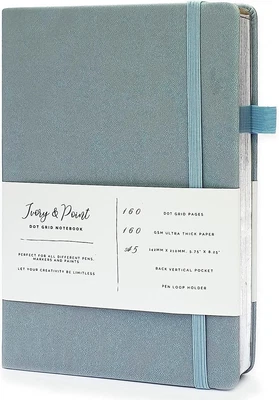 $170 • Buy - Improved Premium Quality Bullet Dotted Journal Notebook - 160 Pages, 160Gsm Bl