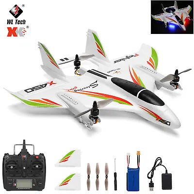 WLtoys XK X450 RC Airplane 2.4GH 6CH RC Glider Fixed Wing 6-axis Gyro Plane N5W4 • $135.95