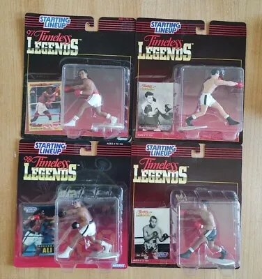 Kenner Starting Lineup Boxing Timeless Legends ALI /LOUIS/ LEONARD /MARCIANO  • $39.99