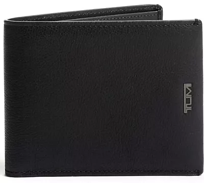 TUMI • Nassau Global Removable Passcase • Black Leather Wallet • Brand New! • $50