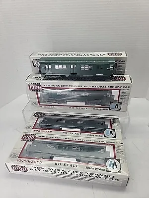 Walthers Proto 1000 HO 920-31016 NYCT Subway Car Set Green 1 Pwr MTA New York Ex • $199.95