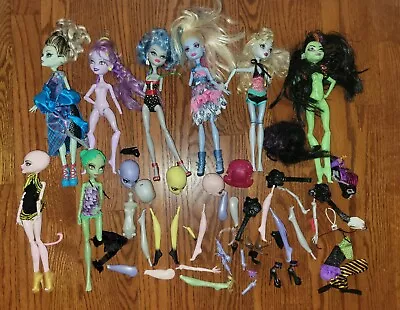 Large Lot Of Monster High Dolls For Parts • $9.99