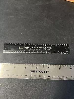 Vintage York Lincoln Mercury Ruler • $9.99