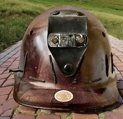 Vintage Coal Miners Helmet Anthracite Mining Old Company's Lehigh Pennsylvania  • $249.99