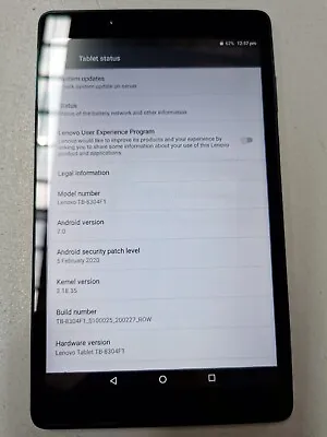 Lenovo TB-8304F1 - 16GB Android Tablet WiFi Only - Black • $74.99