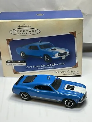 Hallmark Christmas Ornament 1970 Ford Mach I Mustang Classic American Cars • $18