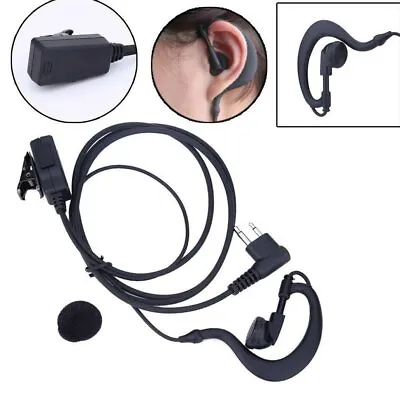 2 Pin Security Walkie Talkie Headset Earpiece Earphone W/ Mic For Motorola Radio • $7.49