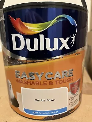 £15 • Buy Dulux Easycare Washable And Tough 2.5L Matt Paint - Gentle Fawn