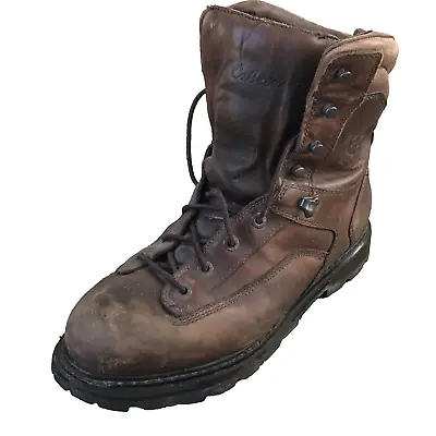 CABELAS Outfitter Series Men's 12 D GoreTex Leather Hiking Hunting Boots Vibram • $129.97